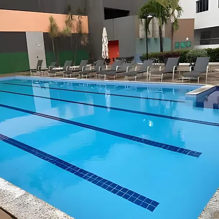 Apto Em Rio Quente Com Ampla Area De Lazer E Linda Vista Exterior photo