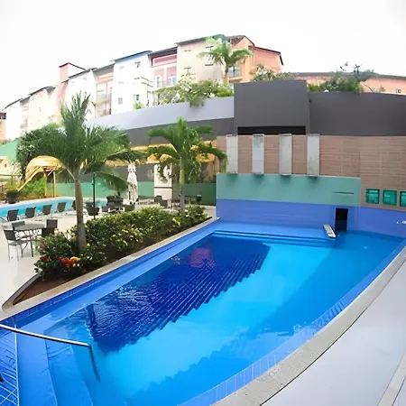 Apto Em Rio Quente Com Ampla Area De Lazer E Linda Vista Exterior photo