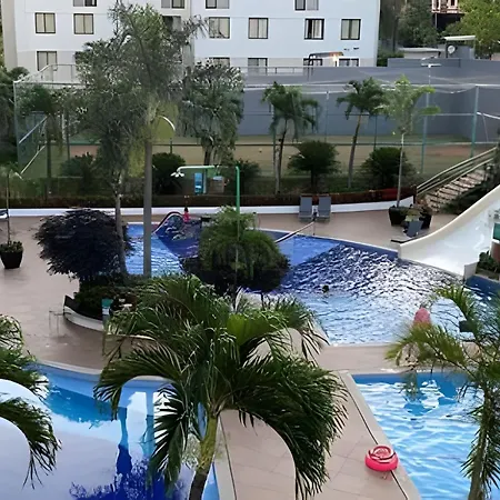 Apto Em Rio Quente Com Ampla Area De Lazer E Linda Vista Exterior photo
